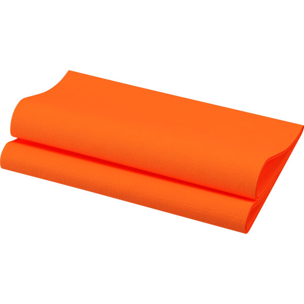 Bio-Dunisoft-Servietten 40 x 40 cm, 1/4-Falz, Uni sun orange (VPE 360 St.)