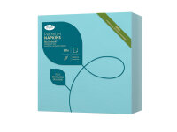 Bio-Dunisoft-Servietten 40 x 40 cm, 1/4-Falz, Uni mint blue (VPE 360 St.)