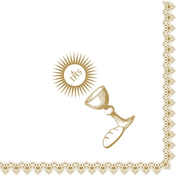 Dunisoft-Servietten 40 x 40 cm, 1/4-Falz, Motive CommUnion (VPE 360 St.)