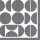Dunisoft-Servietten 40 x 40 cm, 1/4-Falz, Motive Shapes (VPE 720 St.)