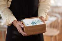 Dunisoft-Servietten 40 x 40 cm, 1/4-Falz, Motive Spire (VPE 720 St.)