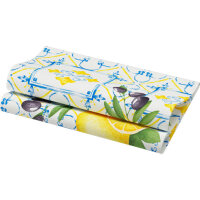 Dunisoft-Servietten 40 x 40 cm, 1/4-Falz, Motive Mediterrian (VPE 720 St.)