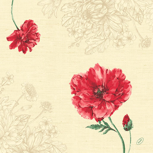 Dunisoft-Servietten 40 x 40 cm, 1/4-Falz, Motive Monique (VPE 720 St.)