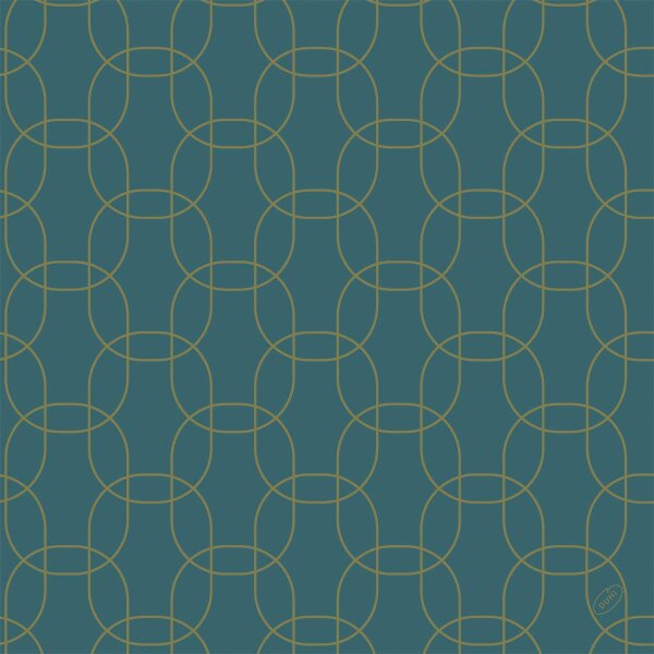 Dunisoft-Servietten 40 x 40 cm, 1/4-Falz, Motive Golden Deco (VPE 360 St.)