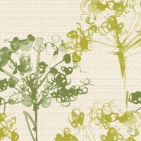 Bio-Dunisoft-Servietten 40 x 40 cm, 1/4-Falz, Motive Green Umbles (VPE 360 St.)