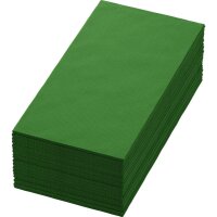 Bio-Dunisoft-Servietten 40 x 40 cm, 1/8-Buchfalz, Uni leaf green (VPE 360 St.)