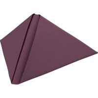 Dunilin-Servietten 40 x 40 cm, 1/4-Falz, Uni plum (VPE 540 St.)
