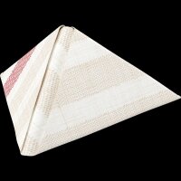 Dunilin-Servietten 40 x 40 cm,1/4-Falz, Motive Rigato bordeaux (VPE 540 St.)