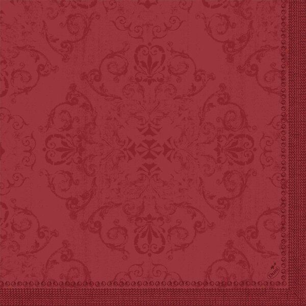 Dunilin-Servietten 40 x 40 cm,1/4-Falz, Motive Opulent bordeaux (VPE 540 St.)