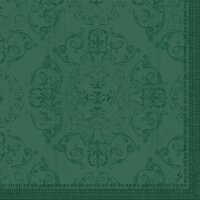 Dunilin-Servietten 40 x 40 cm,1/4-Falz, Motive Opulent dark green (VPE 540 St.)