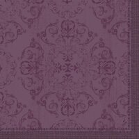 Dunilin-Servietten 40 x 40 cm,1/4-Falz, Motive Opulent plum (VPE 540 St.)