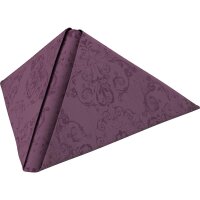 Dunilin-Servietten 40 x 40 cm,1/4-Falz, Motive Opulent plum (VPE 540 St.)