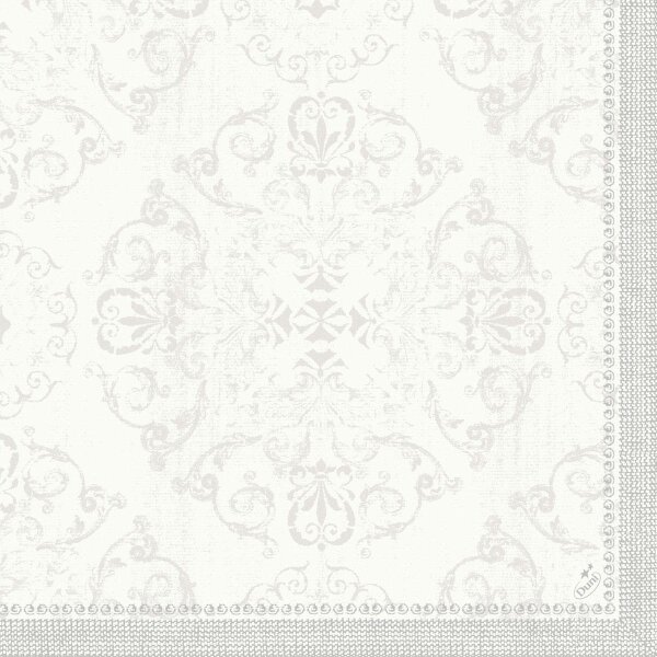 Dunilin-Servietten 40 x 40 cm,1/4-Falz, Motive Opulent white (VPE 540 St.)