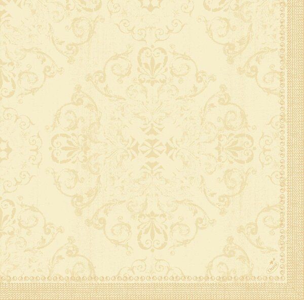 Dunilin-Servietten 40 x 40 cm,1/4-Falz, Motive Opulent cream (VPE 540 St.)