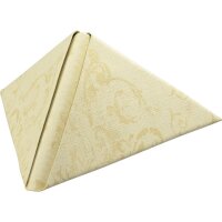Dunilin-Servietten 40 x 40 cm,1/4-Falz, Motive Opulent cream (VPE 540 St.)