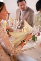 Dunilin-Servietten 40 x 40 cm,1/4-Falz, Motive Opulent cream (VPE 540 St.)