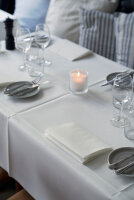 Dunilin-Servietten 40 x 60 cm, 1/4-Falz, Uni weiß (VPE 225 St.)