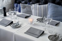 Dunilin-Servietten 40 x 60 cm, 1/4-Falz, Uni granite grey (VPE 225 St.)