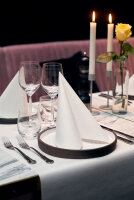 Dunilin-Servietten 48 x 48 cm, 1/4-Falz, Uni schwarz (VPE 216 St.)