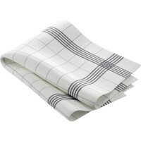 Towel-Napkin 38 x 54 cm, Flat-Pack, Motive weiß/grau (VPE 250 St.)