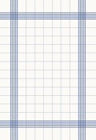 Towel-Napkin 38 x 54 cm, Flat-Pack, Motive weiß/blau (VPE 250 St.)