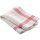 Towel-Napkin 38 x 54 cm, Flat-Pack, Motive weiß/rot (VPE 250 St.)