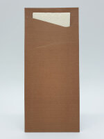 Sacchetto Zelltuch 190 x 85 mm, Uni chestnut/cream (VPE 500 St.)
