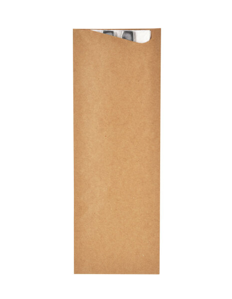 Sacchetto Zelltuch XL 240 x 85 mm, Uni eco brown/weiß (VPE 350 St.)