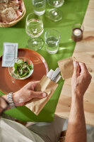 Sacchetto Zelltuch XL (verschließbar) 250 x 85 mm, Uni schwarz (VPE 350 St.)