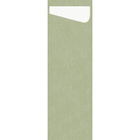Sacchetto Bio-Dunisoft Slim 230 x 70 mm, Uni pistachio green/weiß (VPE 240 St.)