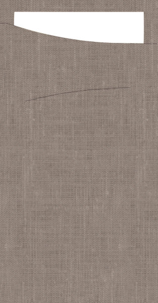 Sacchetto Dunisoft 230 x 115 mm, Uni greige/cream (VPE 240 St.)