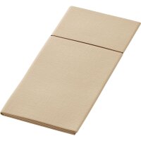 Bio Duniletto Slim 40 x 33 cm, Uni natural brown - unbleached (VPE 260 St.)
