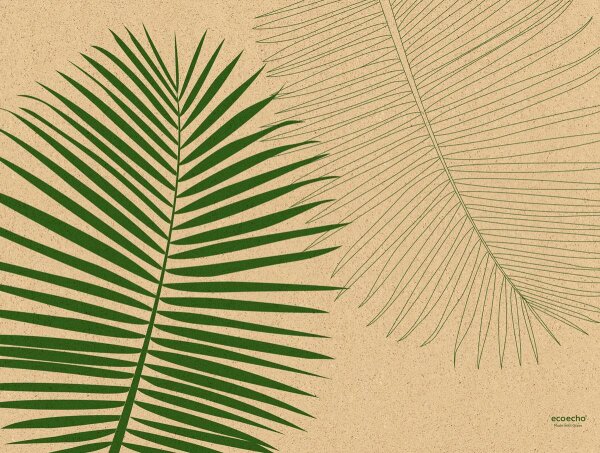 Ecoecho Tischsets Graspapier 30 x 40 cm Leaf (VPE 1000 St.)