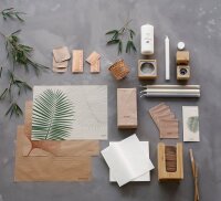 Ecoecho Tischsets Graspapier 30 x 40 cm Leaf (VPE 1000 St.)