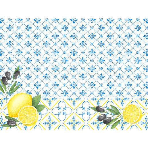 Tischsets Papier 30 x 40 cm, 60 gr, Motive Mediterrian (VPE 1000 St.)