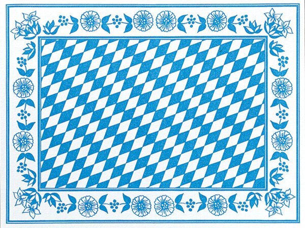 Tischsets Dunicel 30 x 40 cm, Motive Bayernraute (VPE 500 St.)