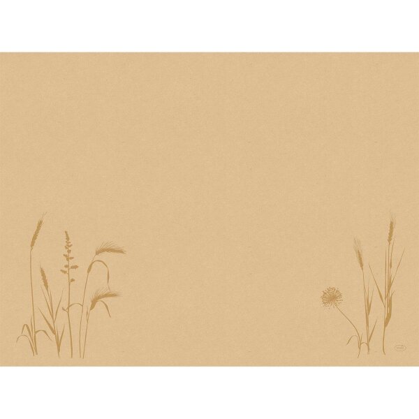 Tischsets Bio-Dunicel 30 x 40 cm, Motive Meadow Natural - unbleached (VPE 500 St.)