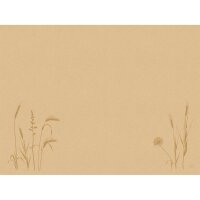 Tischsets Bio-Dunicel 30 x 40 cm, Motive Meadow Natural - unbleached (VPE 500 St.)