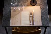 Tischsets Bio-Dunicel 30 x 40 cm, Motive Meadow Natural - unbleached (VPE 500 St.)