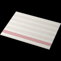 Tischsets Bio-Dunicel 30 x 40 cm, Motive Rigato bordeaux (VPE 500 St.)