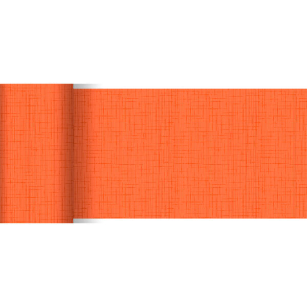 Tischläufer Dunicel 20 m x 15 cm, Linnea sun orange (VPE 6 St.)