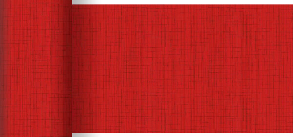 Tischläufer Dunicel 20 m x 15 cm, Linnea rot (VPE 6 St.)