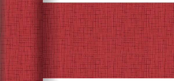 Tischläufer Dunicel 20 m x 15 cm, Linnea bordeaux (VPE 6 St.)