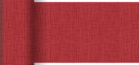 Tischläufer Dunicel 20 m x 15 cm, Linnea bordeaux (VPE 6 St.)