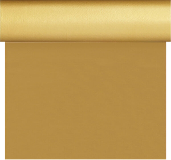 Tête à Tête Tischläufer Dunisilk® 24 m x 40 cm (20 Abschnitte), Uni gold  (VPE 4 St.)