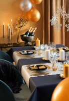 Tête à Tête Tischläufer Dunisilk® 24 m x 40 cm (20 Abschnitte), Uni gold  (VPE 4 St.)