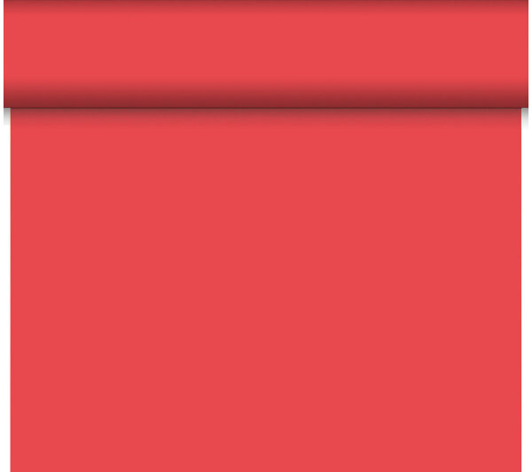 Tête à Tête Tischläufer Bio-Dunicel 24 m x 40 cm (20 Abschnitte), Uni rot (VPE 4 St.)