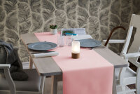 Tête à Tête Tischläufer Bio-Dunicel 24 m x 40 cm (20 Abschnitte), Uni mellow rose (VPE 4 St.)