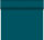 Tête à Tête Tischläufer Bio-Dunicel 24 m x 40 cm (20 Abschnitte), Uni ocean teal (VPE 4 St.)