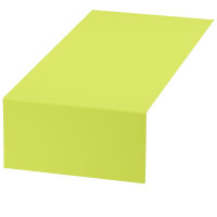 Tête à Tête Tischläufer Bio-Dunicel 24 m x 40 cm (20 Abschnitte), Uni kiwi (VPE 4 St.)